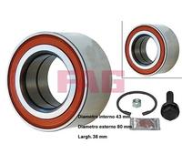 YY KIT CUSCINETTO RUOTA ANT. FORD GALAXY SEAT ALHAMBRA VW SHARAN FAG 713610450