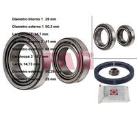 YY KIT CUSCINETTO RUOTA ANT. WV LT 28-35 I LT 40-55 I FAG 713611480 311405625F