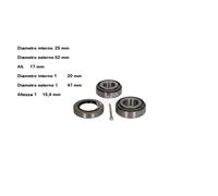 YY KIT CUSCINETTO RUOTA CHEVROLET MATIZ DAEWOO MATIZ JAPKO 420060 OE 96316635