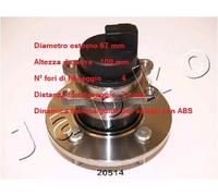Mozzo ruota per veicoli con ABS 420514 JAPKO per KIA HYUNDAI