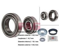 YY KIT CUSCINETTO RUOTA POST. AUDI - SEAT - VW FAG 713610370 OE 8D0598625B