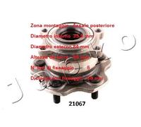 YY KIT CUSCINETTO RUOTA POST. NISSAN 370 Z INFINITI EX/FX JAPKO 421067