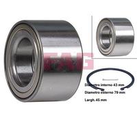 YY KIT CUSCINETTO RUOTA POST NISSAN X-TRAIL FAG 713613870 43210AG000 43210-AG000