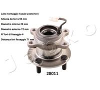 YY KIT MOZZO RUOTA POST. SUZUKI SWIFT IV 1.2 4x4 JAPKO 428011 OE 43402-71L50
