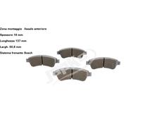 YY KIT PASTIGLIE FRENO ANT. PER CITROEN PER PEUGEOT JAPKO 500051 425475 425486