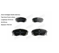 YY KIT PASTIGLIE FRENO ANT. PER HYUNDAI PER KIA JAPKO 50K20 OE 58101D7A50