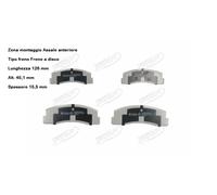 YY KIT PASTIGLIE FRENO ANT. PER LADA NADESCHDA - NIVA JAPKO 50000 21213501090