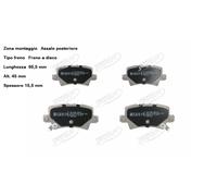 YY KIT PASTIGLIE FRENO POST. PER HONDA CIVIC IX JAPKO 51403 OE 43224SMGE01