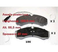 YY KIT PASTIGLIE FRENO POST. PER RENAULT TRUCKS 1210 130.45 JAPKO 51100