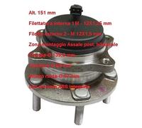 YY MOZZO RUOTA POST. HYUNDAI SANTA FÉ II KIA SORENTO II BIRTH 3552 - 52750-2B100