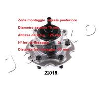 YY MOZZO RUOTA POST. TOYOTA AURIS - AVENSIS - YARIS JAPKO 422018 OE 4245005081