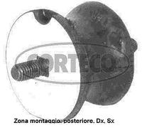 YY SUPPORTO CAMBIO BMW SERIE 3/5/7 CORTECO 21651237 OE 23711131664 22316771221