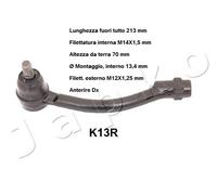 YY TESTA BARRA D'ACCOPPIAMENTO ANT. DX KIA PICANTO 1.0/1.2 JAPKO 111K13R