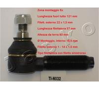 YY TESTA BARRA D'ACCOPPIAMENTO ANT. SX NISSAN ATLEON - ECO-T JAPKO 111N031L