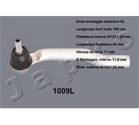 YY TESTA BARRA D'ACCOPPIAMENTO ANT. SX NISSAN MICRA IV - NOTE 1.2 JAPKO 1111009L