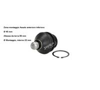 YY TESTINA SOSPENSIONE ANT. INF. PER NISSAN NAVARA - PATHFINDER JAPKO 73130