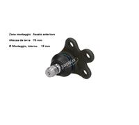 YY TESTINA SOSPENSIONE ANT. PER CHEVROLET AVEO 2/3 VOLUMI JAPKO 73W00 95907943