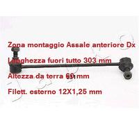 YY TIRANTE BARRA STABILIZZATRICE ANT. DX MITSUBISHI GRANDIS 2.0 DI-D/2.4 106531R