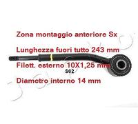 YY TIRANTE BARRA STABILIZZATRICE ANT. SX SSANGYONG REXTON 2.7 XDI JAPKO 106S02L