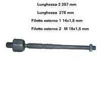 YY TIRANTE SCATOLA STERZO ANT. BMW SERIE 1 / 3 / X1 / Z4 FEBI 27716 32210765235