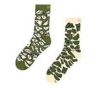 YY Vertical Calze lifestyle ispirate all'arrampicata per gli amanti della montagna Rock Socks - Spray Wall Green L, Verde, Large