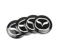 YYALI 4 Pezzi Adesivi coprimozzo per Mazda CX-5/Mazda CX-50, Tappi Mozzo Coprimozzo Centrale Coprimozzo Accessori Resistente all'Usura Durevole Coprimozzo,60MM
