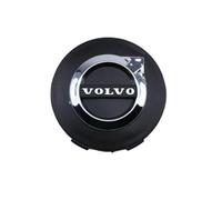 YYALI 4 Pezzi Coprimozzi per Volvo XC40 2025, Centrale Coprimozzo Accessori Coprimozzi Antipolvere Impermeabile Copertura Decorativa,Bla-ck-56MM