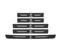 YYALI 5 Pezzi Battitacco Auto per Suzuki SX4 S-Cross 2014-2023 2024 2025, Battitacco in Fibra di Carbonio,Auto Piastra Batticalcagno Protezione Porta