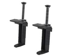 YYALYYON Clip per linea di mattoni professionale, per costruttori e muratori, con cuscinetto antiscivolo, plastica tecnica premium, universale per la maggior parte dei mattoni e (Nera)