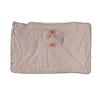YYALYYON Coperta elettrica USB 5V Portatile Lavabile Termostatica Riscaldamento Materiale in poliestere Coperta riscaldante carina per la casa (Caffè a strisce dell'orso)