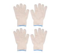 YYALYYON Guanti protettivi per giardinaggio, saldatura, resistenti alle alte temperature, antiscivolo, in cotone, per lavori meccanici, uso in forno, sicurezza di guida