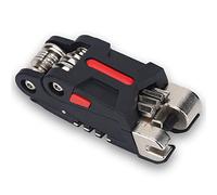 YYALYYON Multiutensile per Bici, per Tutte le Bici, Compatto, Resistente, 7 Chiavi Esagonali, 3 Chiavi, Chiavi per Raggi, Leve per Pneumatici, Cacciaviti, Estrattore per Rivetti a