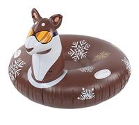 YYALYYON Slitta Gonfiabile a Tubo da Neve, per Natale, Due Maniglie, PVC Resistente, Design Pieghevole Portatile, per Galleggiante in Piscina, Slitta sulla Neve, Giocattolo per