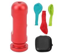 YYALYYON Strumento di equalizzazione della pressione 'orecchio per le immersioni, efficiente dispositivo di allenamento per equalizzare la pressione 'orecchio, lega di alluminio, (Rossa)