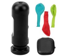 YYALYYON Strumento di equalizzazione della pressione 'orecchio per le immersioni, efficiente dispositivo di allenamento per equalizzare la pressione 'orecchio, lega di alluminio, (Nera)