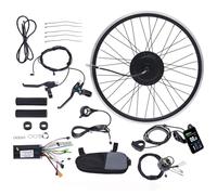 YyanLAK Kit di conversione per bicicletta elettrica, 27,5 pollici, kit di conversione per bicicletta elettrica, 36 V, 500 W, motore elettrico, max 35 - 40 km/h, con display LCD e trazione anteriore