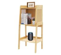 YyanLAK Libreria moderna, scaffale sottile, armadietto, comodino a 3 - 4 - 5 livelli per libri, snack, tazze, decorazioni, vasi da fiori (3 livelli)