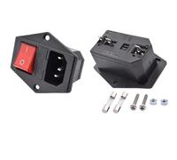 YYAP0NY 5PCS 250V10A AC-01A C-14-F16A Electrical Power Rocker Switch(5PCS)
