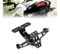 YYASWED Portatarga Moto, per Harley Davidson Pan America 1250 und 1250 Special 2020-2022,Motociclo Registrazione portatarga Staffa,Portatarga,Portatarga Regolabile,Portatarga Pieghevole,A