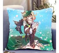 YYATT Cuscino Periferico Personaggio del Gioco Cuscino per Genshin Impact Emilie 50 * 50CM, Morbido Divano Cuscino Decorativo, per Gli Appassionati di Giochi,H