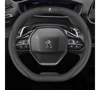 YYBCDSA Auto Coprivolanti, per Peugeot 3008 GT Line 2019-2021 Confortevoli Durevole Copri sterzo,Volante Protezione Decorazione Accessori,Coprivolanti,A