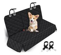 YYBCDSA Coprisedile Auto per Cani, per Fiat 500/500C/500E/Abarth 500 2007-2022 Coprisedili Posteriore per Cani Impermeabile Antiscivolo con Finestre a Maglie Viaggiare Accessori