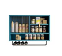 YYBHKHBY Armadietto Sospeso per Medicinali, Versatile Contenitore per Bagno,Credenza da Cucina, Scaffale Soggiorno,Organizer per Bagno Cucina Soggiorno Sala da Pranzo,Blu,80x50cm