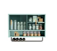 YYBHKHBY Armadietto Sospeso per Medicinali, Versatile Contenitore per Bagno,Credenza da Cucina, Scaffale Soggiorno,Organizer per Bagno Cucina Soggiorno Sala da Pranzo,Verde,80x50cm