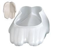 yybng A forma di mano, in resina, a forma di mano, per feste, arte, festival, artigianato, matrimonio, casa, lezioni