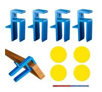 yybng Clip Per Fissaggio Delle Assi,4 Pezzi Morsetti Rimovibili | Clip Per Fissare Tavole E Connettori Per Zoccolo - Per Assemblaggio Riparazione Manutenzione Tecnici Armadio Guardaroba