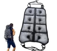 yybng Cuscino Rinfrescante Schiena per Uomo | Dispositivo Termoregolatore Dorsale per il Benessere,Soluzione Indossabile Per Clima Caldo Cuscino Regolabile Per Sedile Per Golf Escursionismo