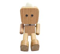 yybng Decorazione Per Cruscotto In Legno A Forma Di Figurina | Bambola di Legno a Forma per Cruscotto | Divertente Diffusore Di Essenze Per Viaggi Regali Casa