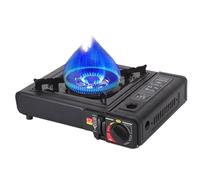 yybng Fornello da Campo - Stufetta Compatta Portatile per Escursionismo,Accensione Piezo Pieghevole Monoblocca Cucina Esterna Attrezzatura Viaggio Accessori BBQ Picnic Spiaggia