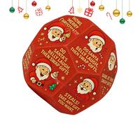 yybng Gioco da tavolo a forma di cubo di Natale, per bambini, per feste, donne, ragazze, adulti, serate in famiglia